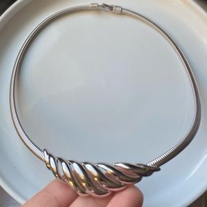 VINTAGE TRIFARI Silver -tone Necklace